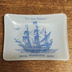 The Sea Venture Shipwreck Bermuda Commemorative Trinket Dish 350th Anniversary